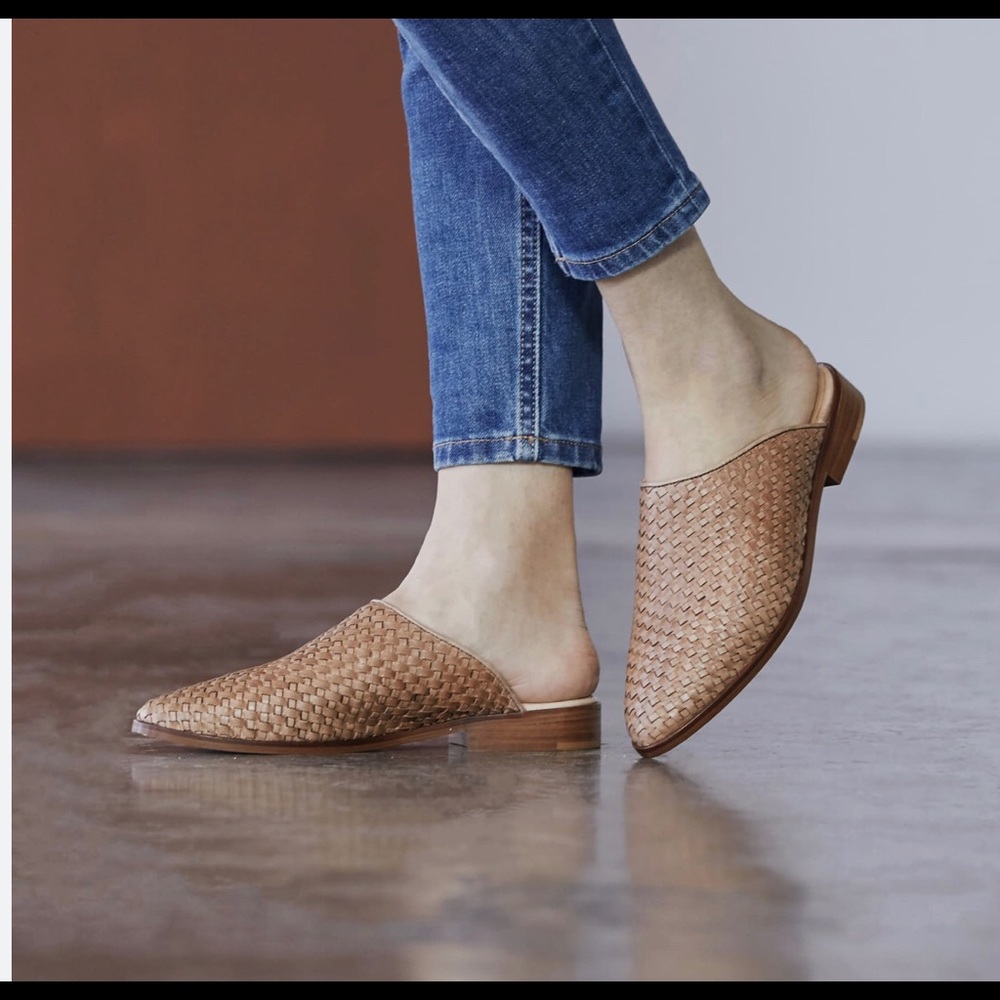 Nisolo Woven Leather Mules